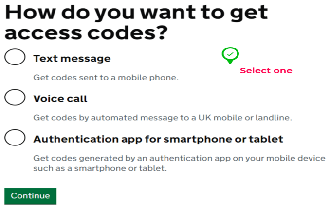 How to get access code